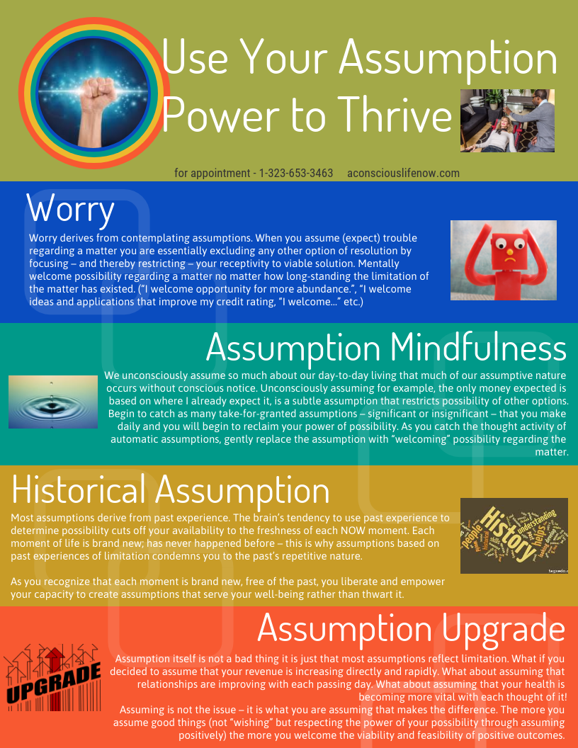 Use Your Assumption Power to Thrive