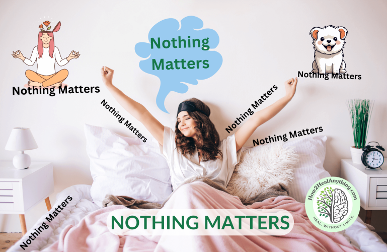 nothing matters, Revitalize your sleep post