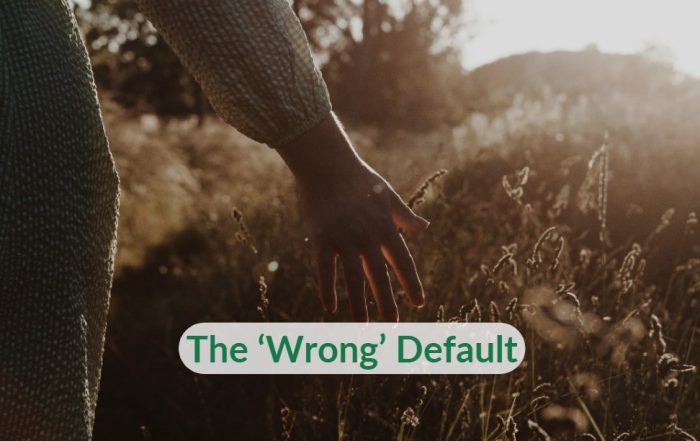 The ‘Wrong’ Default